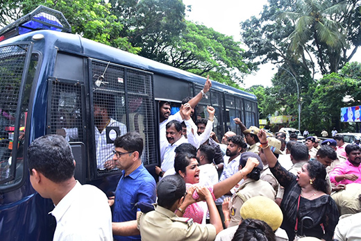 BJP protest